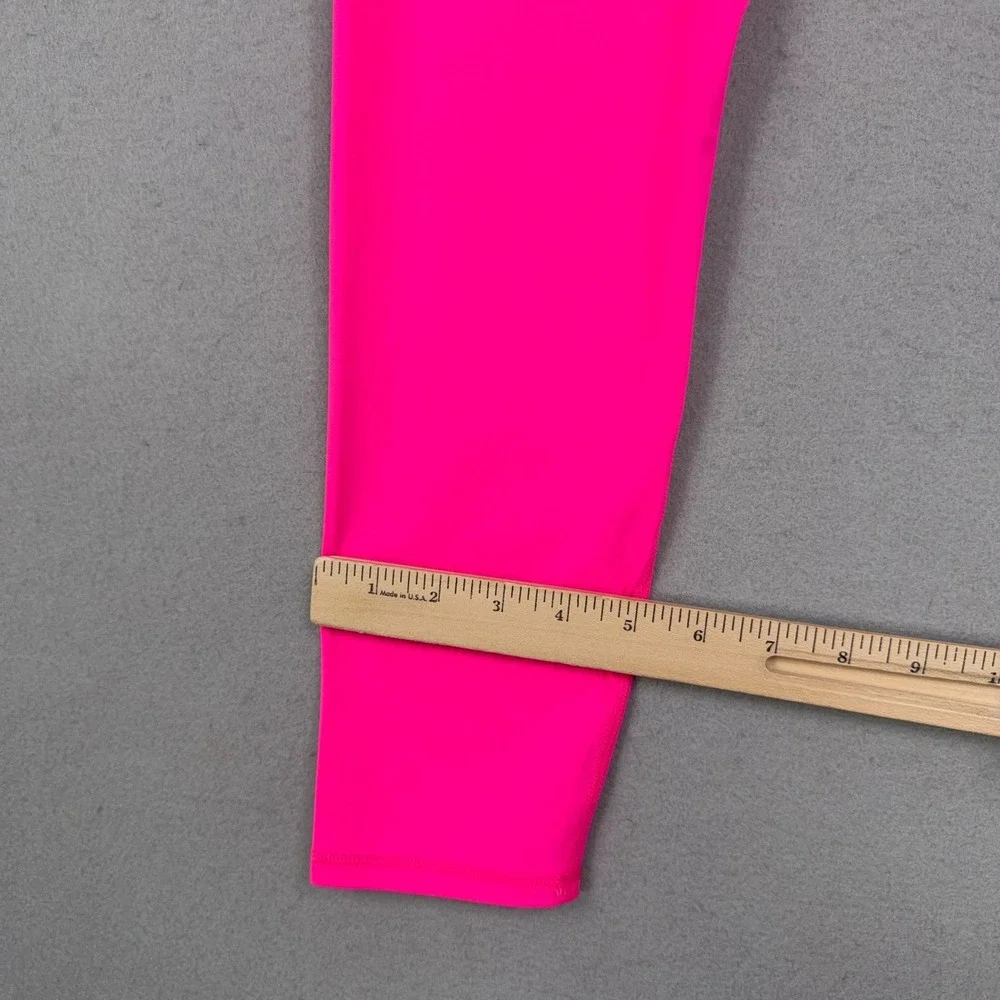 Free People Movement Leggings Women Large Hot Pink High Rise Yoga Athleisure